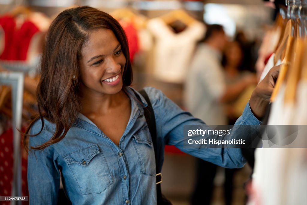 Clothes Customer Customer In Clothing Store