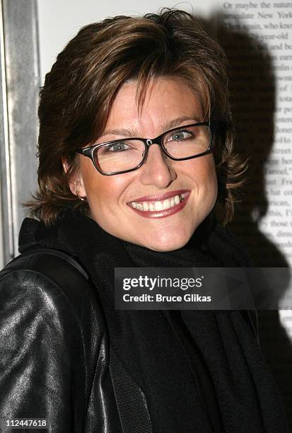 Ashleigh Banfield during Opening Night of "Bridge and Tunnel" Off-Broadway at 45 Bleeker Theater in New York, New York, United States.