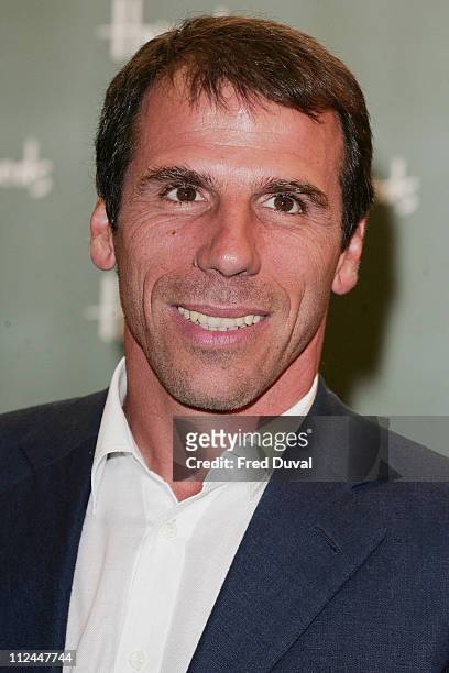 Gianfranco Zola during Gianfranco Zola at Harrods - Photocall at Harrods in London, Great Britain.
