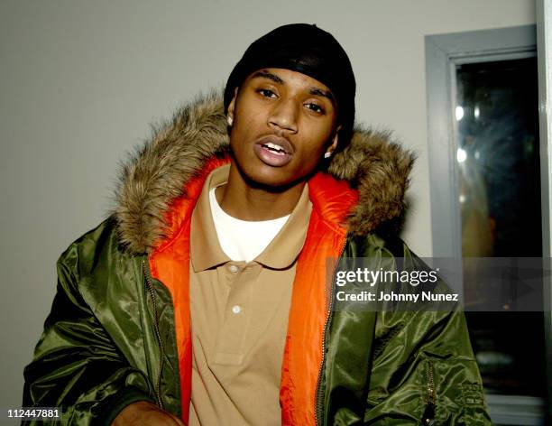 Trey Songz during Groovevolt.com and Atlantic Records Presents Tweet at The Hit Factory in New York City, New York, United States.