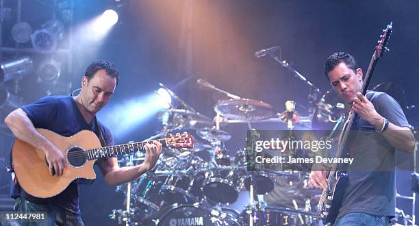 Dave Matthews and Stefan Lessard of the Dave Matthews Band