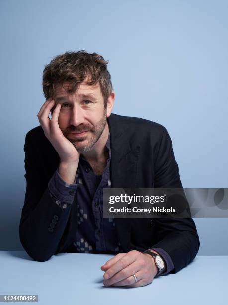 Chris O'Dowd of SundanceTV's "State Of The Union" poses for a portrait during the 2019 Winter TCA at The Langham Huntington, Pasadena on February 9,...