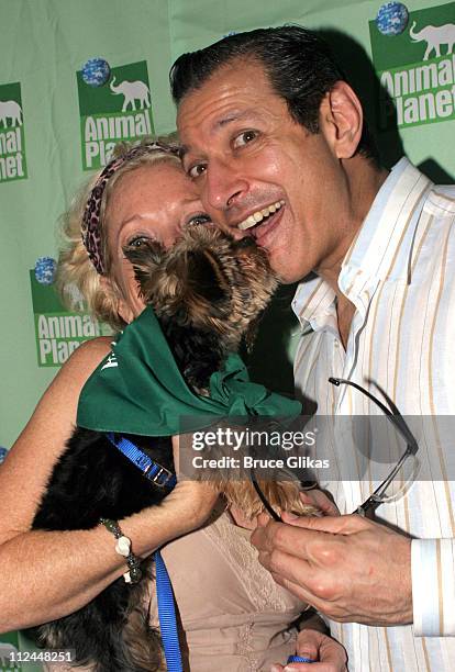 Christine Ebersole and Jeff Goldblum during Broadway Barks 7 at Shubert Alley in New York City, New York, United States.