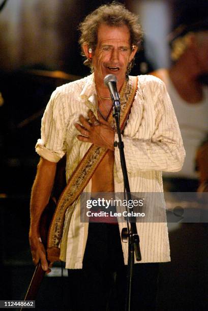 Keith Richards during Return To Sin City: A Tribute to Gram Parsons - July 10, 2004 at Universal Amphitheatre in Universal City, California, United...