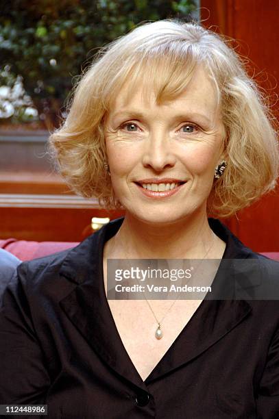 Lindsay Duncan during "Longford" Press Conference with Jim Broadbent, Andy Serkis and Lindsay Duncan at The Renaissance Chancery Court Hotel in...