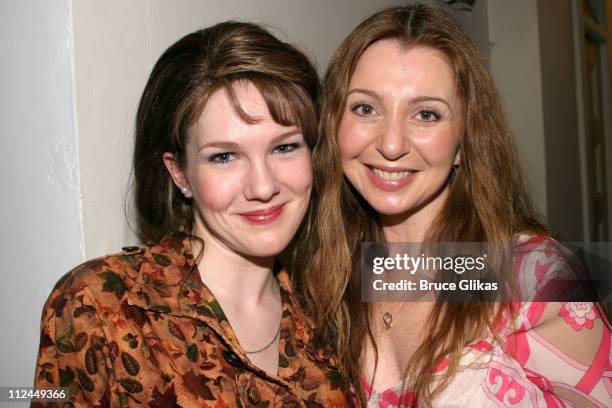 Lily Rabe and Donna Murphy during "Steel Magnolias" Final Performance on Broadway Benefiting The Actors Fund of America at The Lyceum Theater in New...