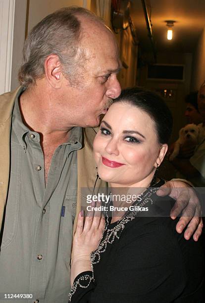 Gerald McRaney and Delta Burke during "Steel Magnolias" Final Performance on Broadway Benefiting The Actors Fund of America at The Lyceum Theater in...