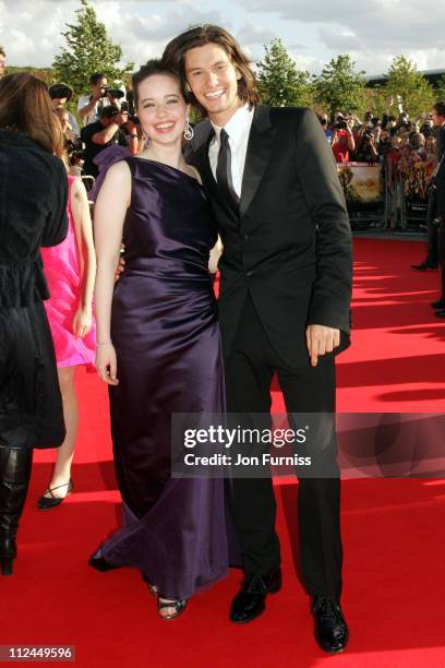 Actors Anna Popplewell and Ben Barnes arrives at the UK Premiere of The Chronicles of Narnia - Prince Caspian at the O2 Dome in North Greenwich on...