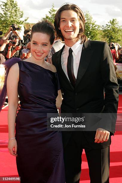 Actors Anna Popplewell and Ben Barnes arrives at the UK Premiere of The Chronicles of Narnia - Prince Caspian at the O2 Dome in North Greenwich on...