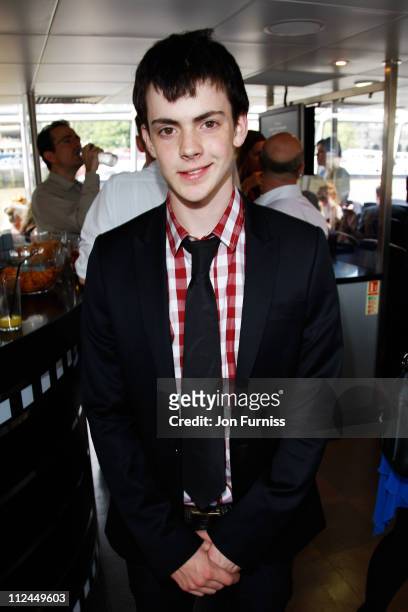 Actor Skandar Keynes arrives by boat to the UK Premiere of The Chronicles of Narnia - Prince Caspian at the O2 Dome in North Greenwich on June 19,...