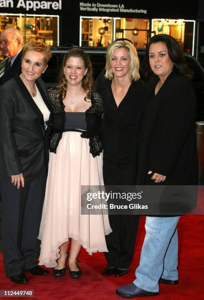 Melissa Etheridge, Tammy Lynn Michaels, Kelli O'Donnell and Rosie O'Donnell