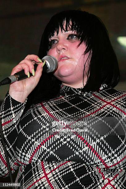 Beth Ditto of The Gossip during "The Gossip" In Store Performance at HMV Oxford Street in London - March 5, 2007 at HMW in London, Great Britain.