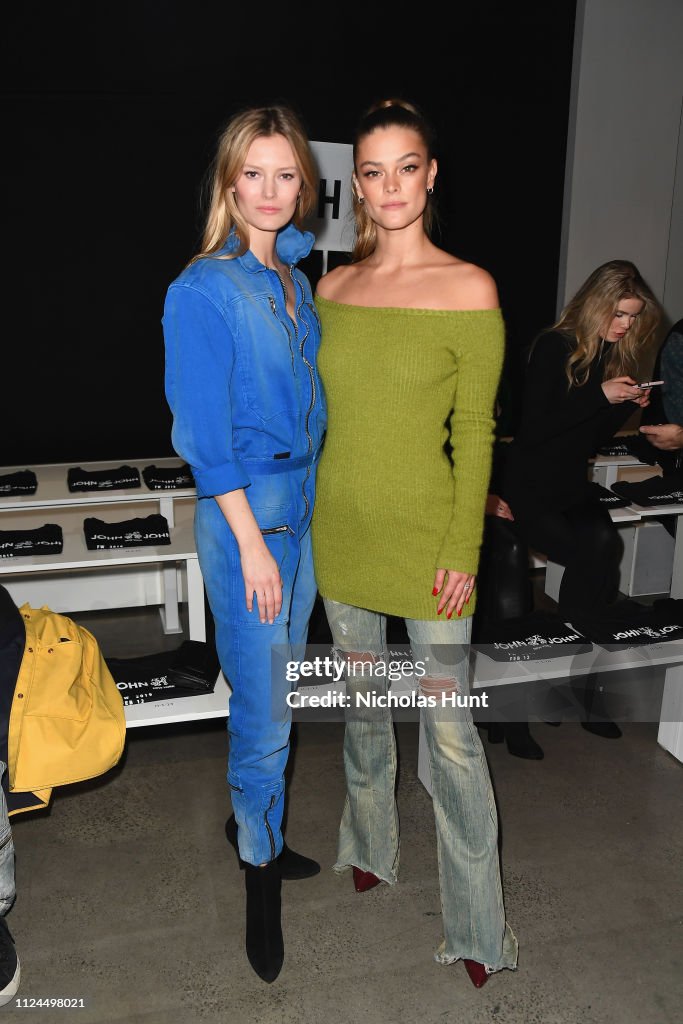 John John - Front Row - February 2019 - New York Fashion Week: The Shows