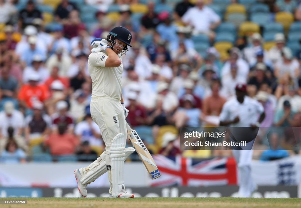 West Indies v England - 1st Test: Day Two