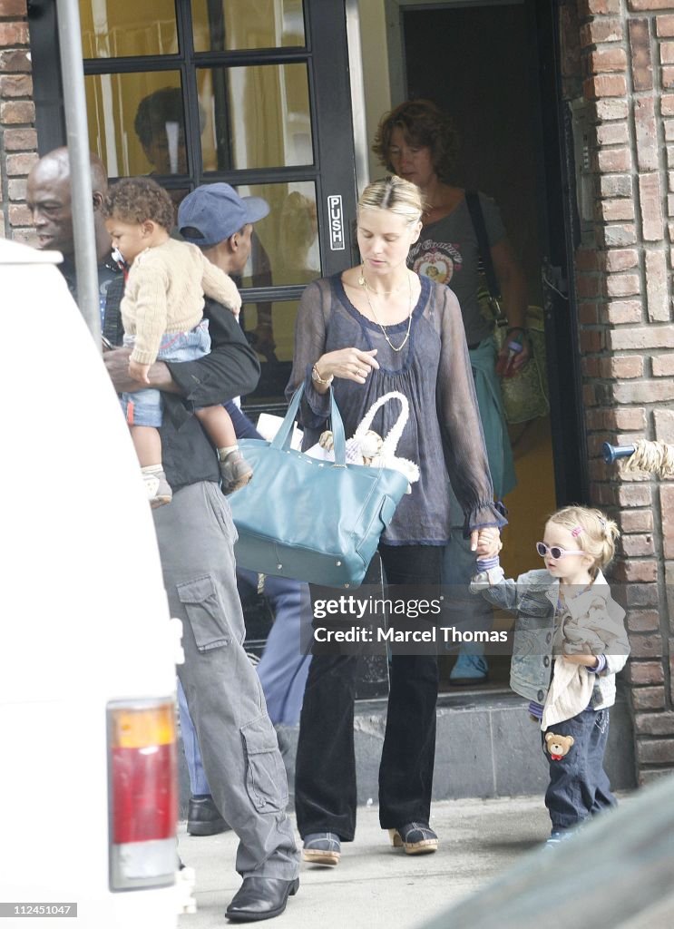 Heidi Klum and Seal Sighting with Family in Chelsea - September 5, 2006