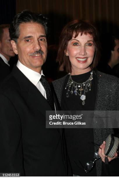 Chris Sarandon and Joanna Gleason during Opening Night After Party for "Jersey Boys" on Broadway at The August Wilson Theater and The Marriott...