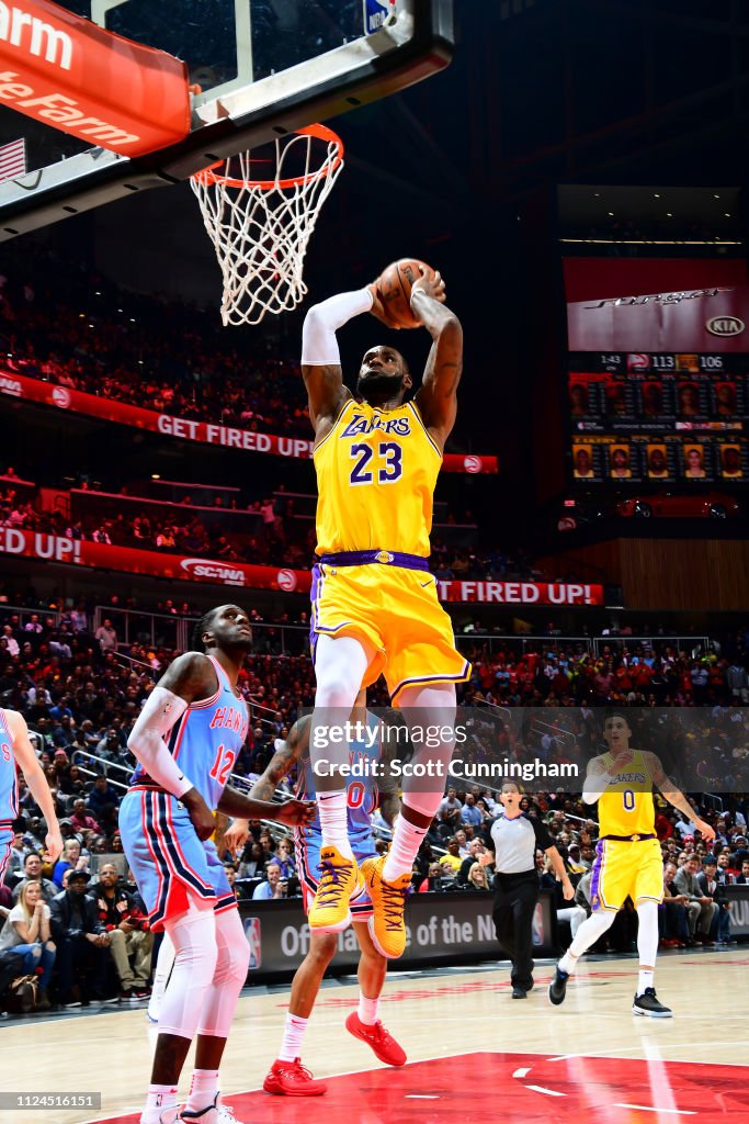 Los Angeles Lakers v Atlanta Hawks