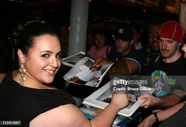 Nikki Blonsky during the after party for the New York City premiere of "Hairspray" at Roseland Ballroom on July 16, 2007 in New York City.