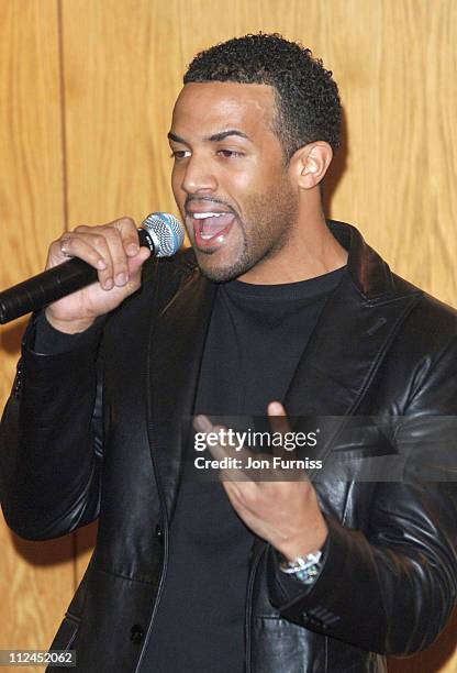 Craig David *Exclusive Coverage* during Craig David Performs an Acoustic Set at Capital FM - February 23, 2006 at Capital FM Studios in London, Great...