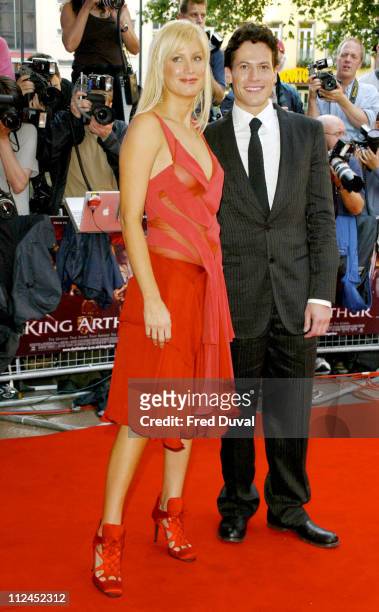 Alice Evans and Ioan Gruffudd during "King Arthur" London Premiere - Arrivals at Empire, Leicester Square in London, Great Britain.