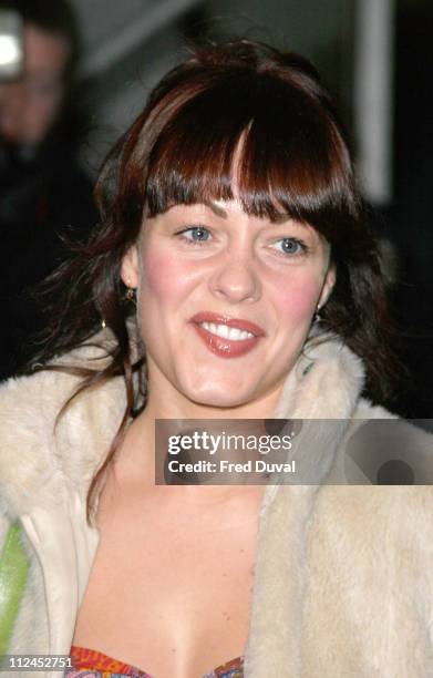 Sarah Cawood during An Audience With Al Murray - The Pub Landlord at The London Television Centre in London, Great Britain.