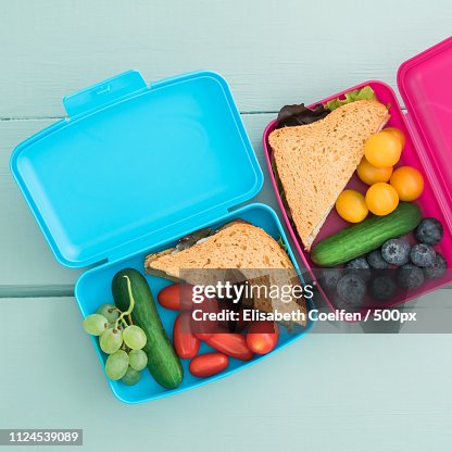 Healthy Lunch Boxes High-Res Stock Photo - Getty Images