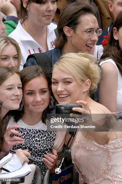 Sophia Myles during "Thunderbirds" UK Premiere - Arrivals at Empire Leicester Square in London, Great Britain.