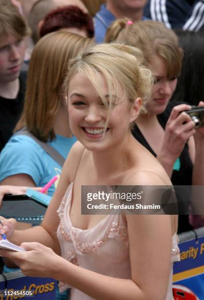 Sophia Myles during "Thunderbirds" UK Premiere - Arrivals at Empire Leicester Square in London, Great Britain.
