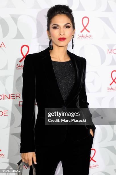 Elodie Yung attends the 17th "Diner De La Mode" as part of Paris Fashion Week on January 22, 2019 in Paris, France.