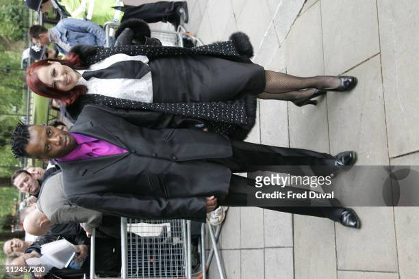 David Grant and wife Carrie Grant during 2006 Ivor Novello Awards - Outside Arrivals at Grosvenor House in London, Great Britain.