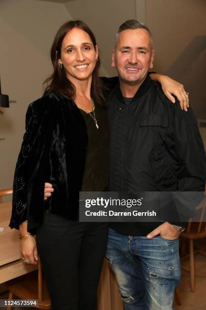 Rosemary Ferguson and Fat Tony attend the Rosemary Ferguson X MATCHESFASHION.COM party on January 24, 2019 in London, England.