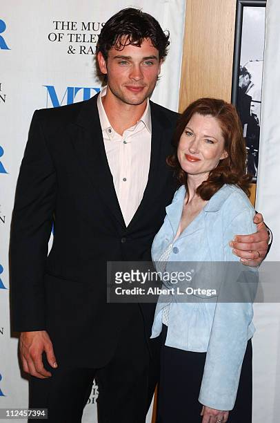 Tom Welling and Annette O'Toole during The Museum of Television & Radio's 21st Annual William S. Paley Television Festival Presentation Of...