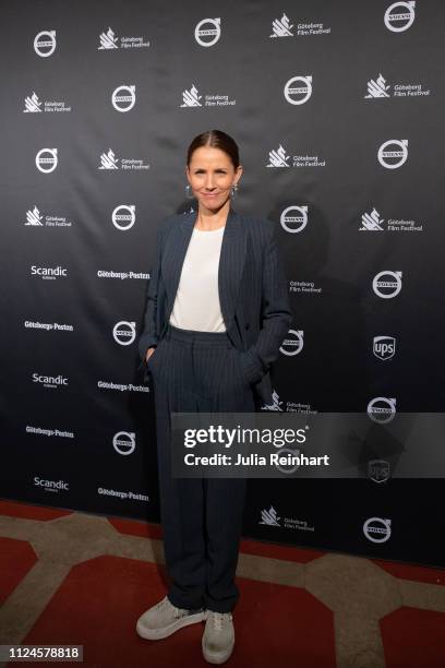 Swedishactress/director Tuva Novotny attends the world premiere of her film adaptaion of Fredrik Backman’s bestseller "Britt-Marie Was Here" at...