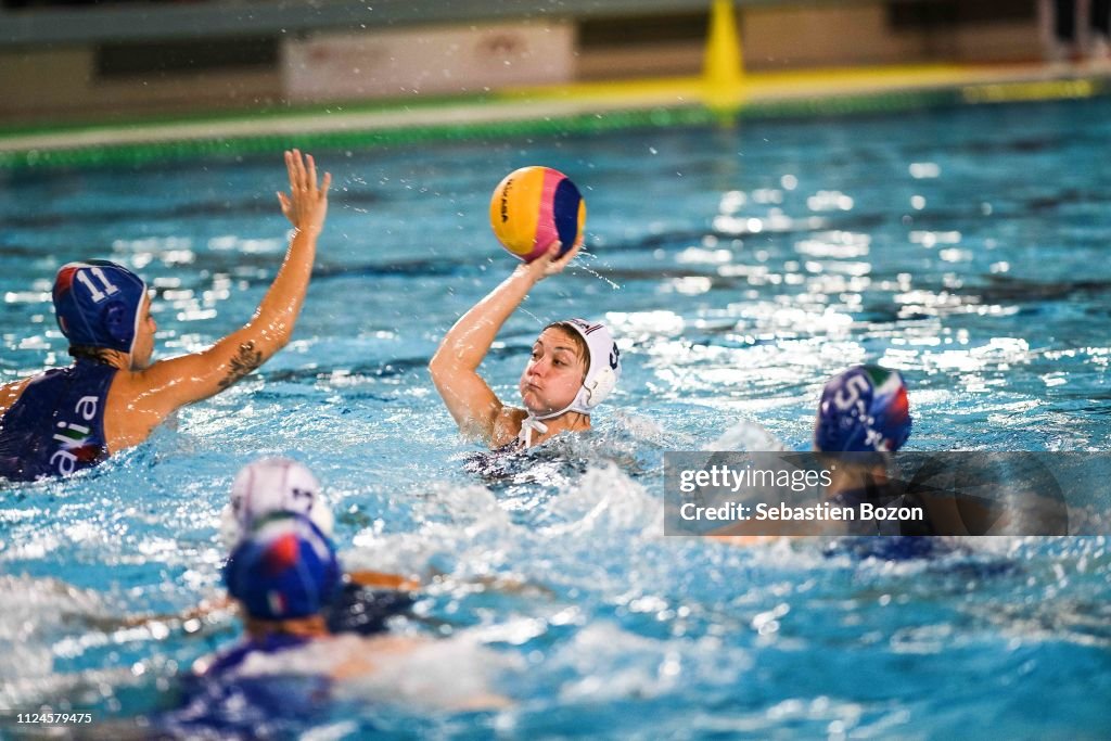 France v Italy - Women's International Match Water Polo
