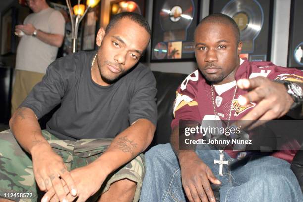 Mobb Deep during Mobb Deep Recording Session at Battery Studios in New York City, New York, United States.