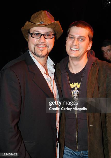 Desmond Child and Rob Thomas during VH1 Save the Music Presents "Songwriters in the Round: Generations 3: The Best of the 80s" at China Club in New...