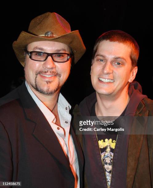 Desmond Child and Rob Thomas during VH1 Save the Music Presents "Songwriters in the Round: Generations 3: The Best of the 80s" at China Club in New...