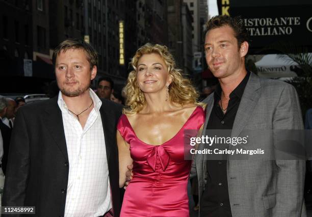 David MacKenzie, director, Natasha Richardson and Marton Csokas