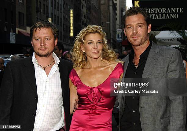 David MacKenzie, director, Natasha Richardson and Marton Csokas