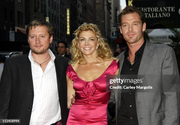 David MacKenzie, director, Natasha Richardson and Marton Csokas