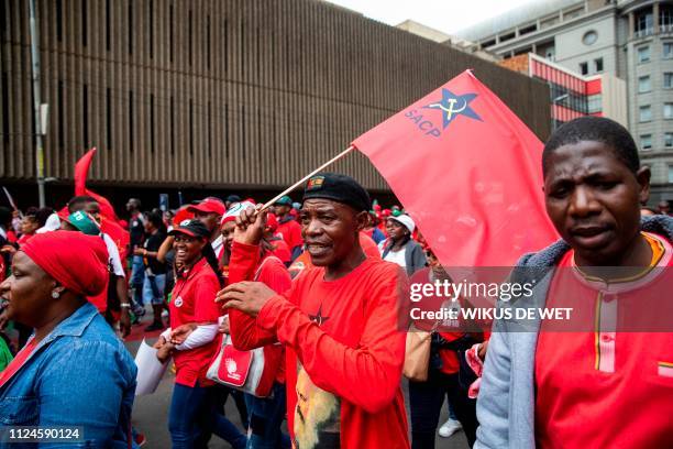 Sacp 15 South African Communist Party Flag Stock Photos, High-Res Pictures ...
