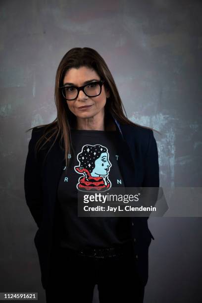 Actress Laura San Giacomo, from 'Honey Boy' is photographed for Los Angeles Times on January 25, 2019 at the 2019 Sundance Film Festival, in Salt...