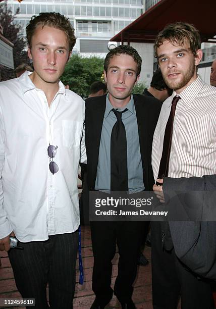 Joshua Close, Director Jacob Tierney & Nick Stahl during 2003 Toronto International Film Festival - Cocktails for "Twist" at Dimmi Bar in Toronto,...
