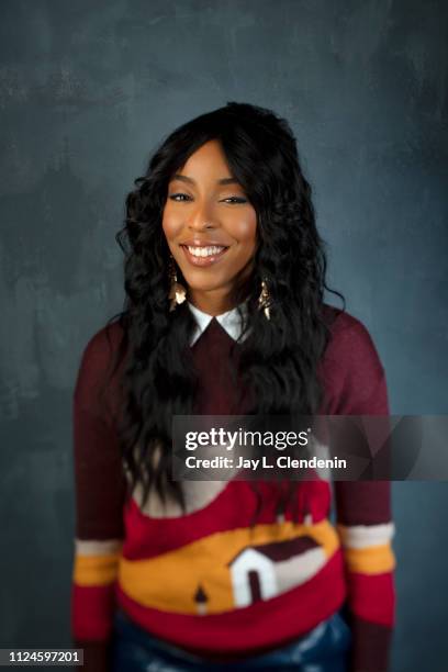 Actress Jessica Williams, from 'Corporate Animals' is photographed for Los Angeles Times on January 28, 2019 at the 2019 Sundance Film Festival, in...