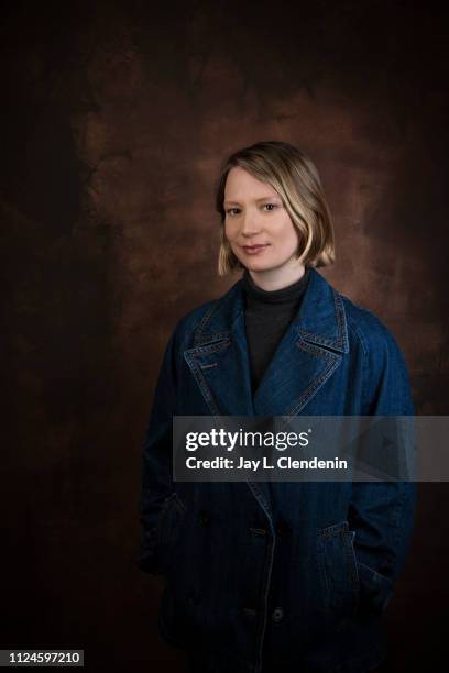 Actress Mia Wasikowska, from 'Judy and Punch' is photographed for Los Angeles Times on January 28, 2019 at the 2019 Sundance Film Festival, in Salt...