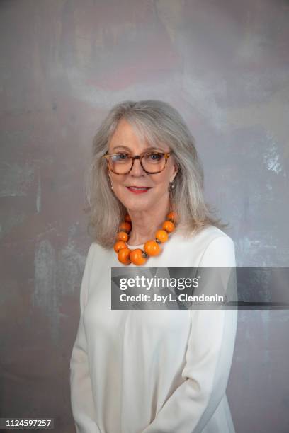 Actress Blythe Danner, from 'The Tomorrow Man' is photographed for Los Angeles Times on January 29, 2019 at the 2019 Sundance Film Festival, in Salt...