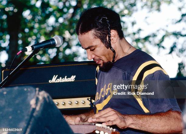 Ben Harper performs during Music Midtown in Atlanta, Ga. On May 14, 1995
