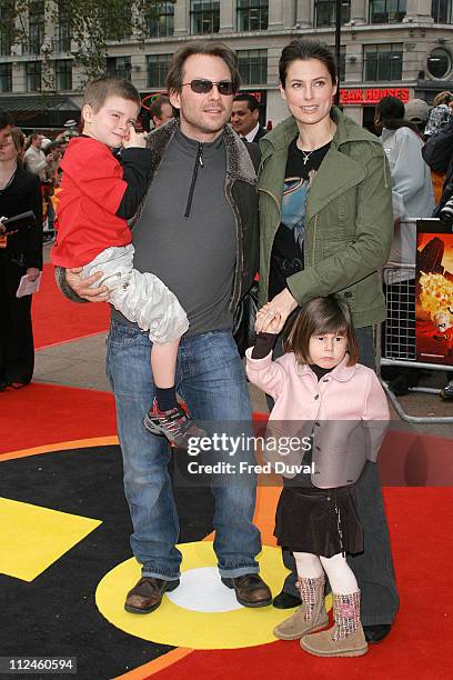 Christian Slater, Ryan Haddon, daughter Eliana Sophia and son Jaden Zach Haddon-Slater