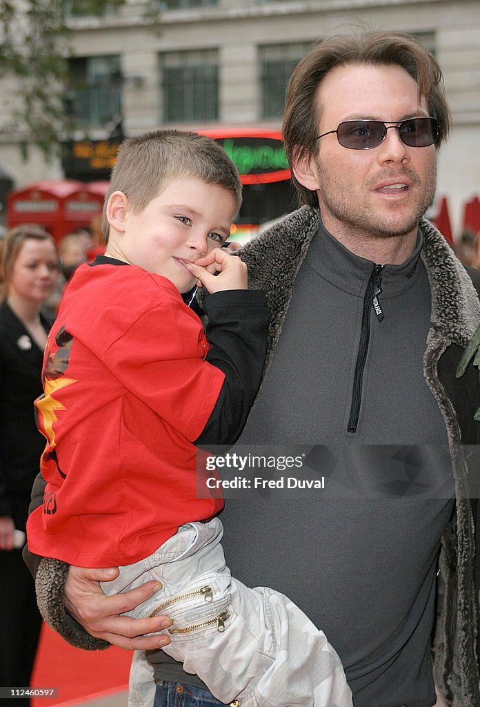 Christian Slater and son Jaden Zach Haddon Slater during "The... News