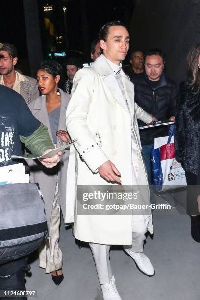 Robert Sheehan is seen on February 12, 2019 in Los Angeles, California.